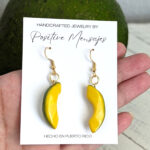 Rajitas De Aguacate Handmade Avocado Earrings