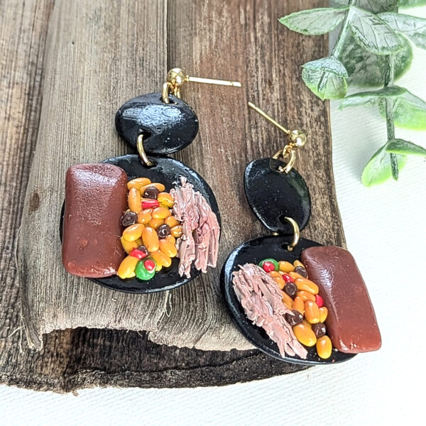 Puerto Rican Christmas Food Earrings - Image 3