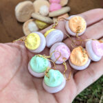 Puerto Rico Flower Cookie With Taino Symbol Earrings