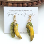 Platanos Maduros Ripe Banana Earrings