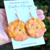 tostones handmade earrings on hand