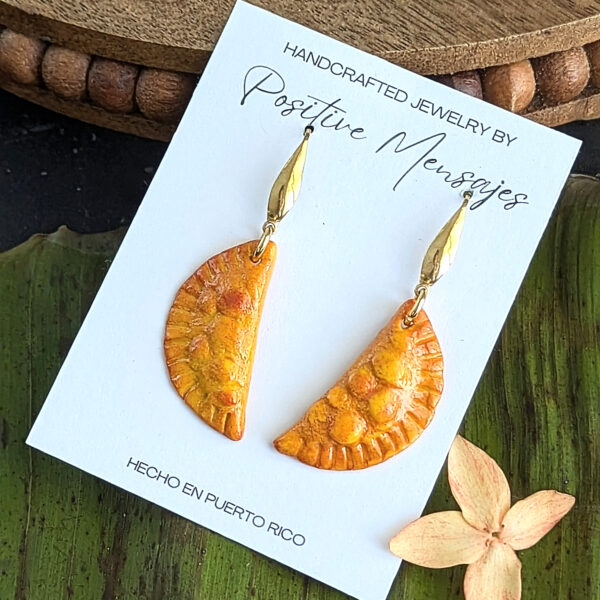 Puerto Rican Empanadilla Frita Earrings - Image 2