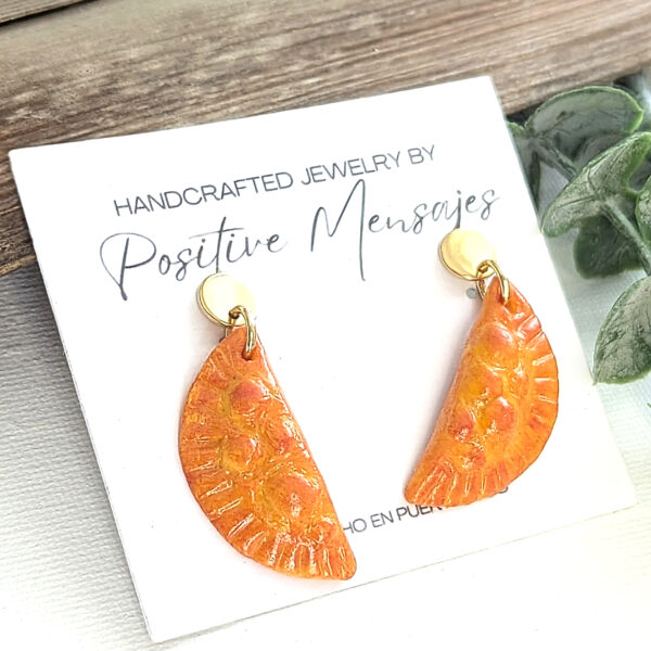 Puerto Rican Empanadilla Frita Earrings - Image 3