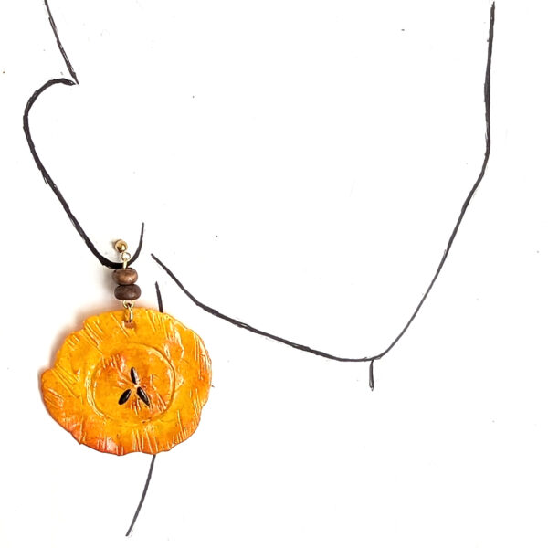 Handmade Tropical Tostones With Beads Earrings - Image 6