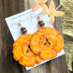 Handmade Tropical Tostones With Beads Earrings