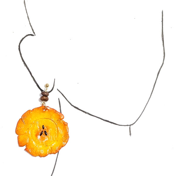 Handmade Tropical Tostones With Beads Earrings - Image 4