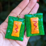 Pasteles En Hoja Stud Dangle Earrings