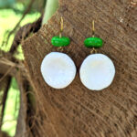 Coqui Taino Symbol Coconut Earrings