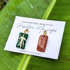 Puerto Rican pasteles Earrings card