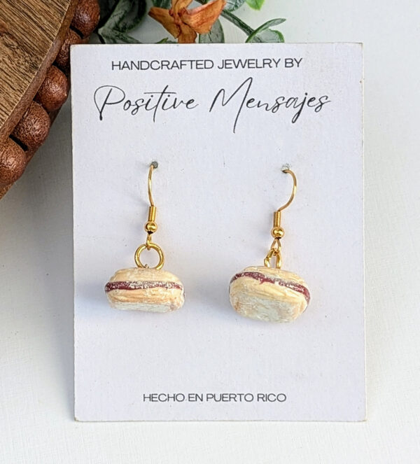 pastelillos de guayaba food earrings