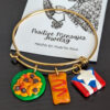 puerto rico food bracelet top view