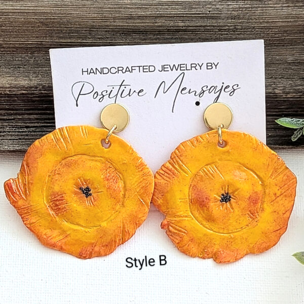 Caribbean Tostones Stud Dangle Earrings - Image 7