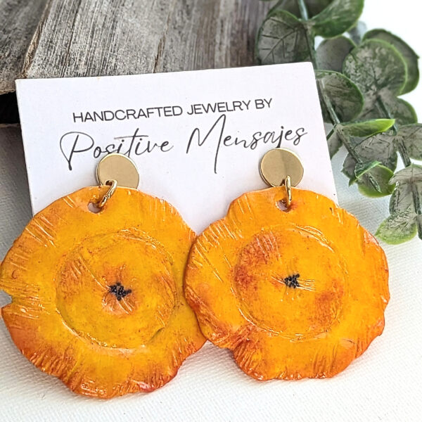 Caribbean Tostones Stud Dangle Earrings - Image 3