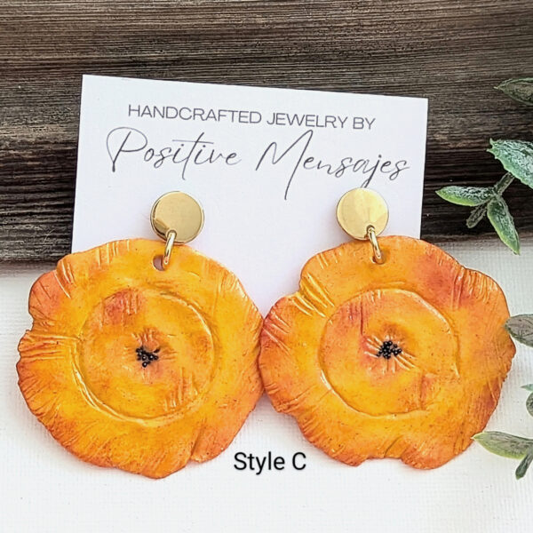 Caribbean Tostones Stud Dangle Earrings - Image 8