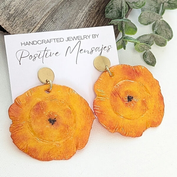 Caribbean Tostones Stud Dangle Earrings - Image 4