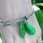 Whole Avocado Leaf Bracelet