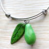 puerto rico avocado bracelet close up