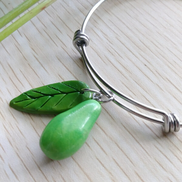 avocado leaf bracelet