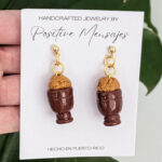 Puerto Rican Mofongo En Pilon Earrings