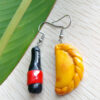 puerto rico malta empanadilla earrings