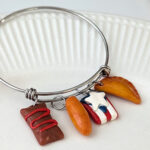 Boricua Pastel Alcapurria Empanadilla Flag Bracelet