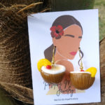 Piña Colada Inside Coconut Earrings