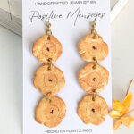 Tostones Long Dangle Food Earrings