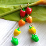Pimientos Morrones Bell Pepper Earrings