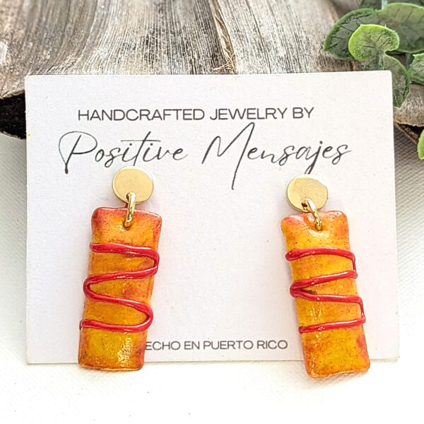 Pasteles Con Ketchup Dangle Earrings