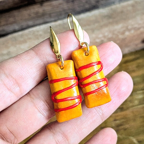 Pasteles Con Ketchup Dangle Earrings - Image 5