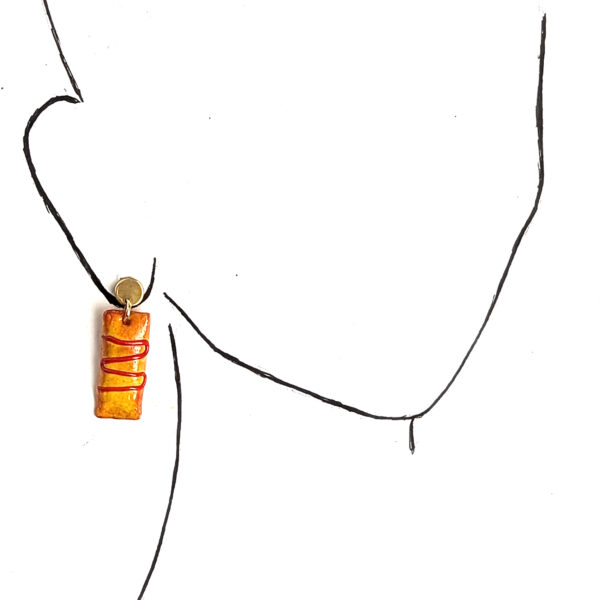 Pasteles Con Ketchup Dangle Earrings - Image 5