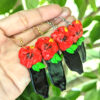 puerto rico map flower jewelry four styles