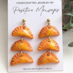 Empanadilla Three Tier Dangle Earrings