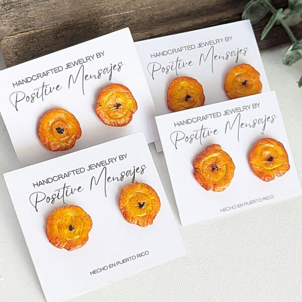 Tostones Food Stud Earrings - Image 2