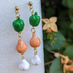 Sofrito Pepper Onion Garlic Earrings