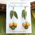 Mini Quenepa Bunch Fruit Earrings