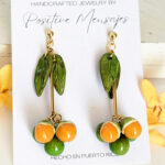 Mini Quenepa Bunch Fruit Earrings