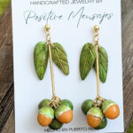 Mini Quenepa Bunch Fruit Earrings