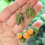 Mini Quenepa Bunch Fruit Earrings