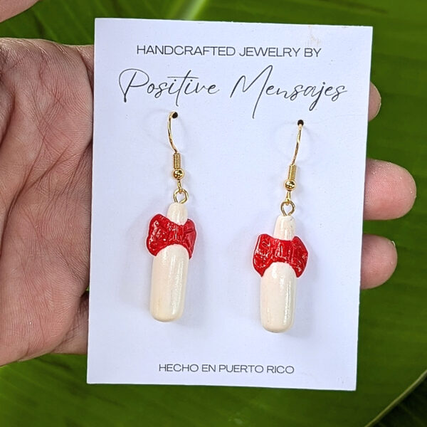 puerto rico coquito earrings on hand