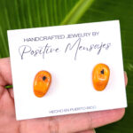 Platanos Maduros Mini Sweet Plantain Stud Earrings