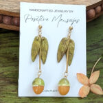 Long Quenepa Puerto Rico Fruit Earrings