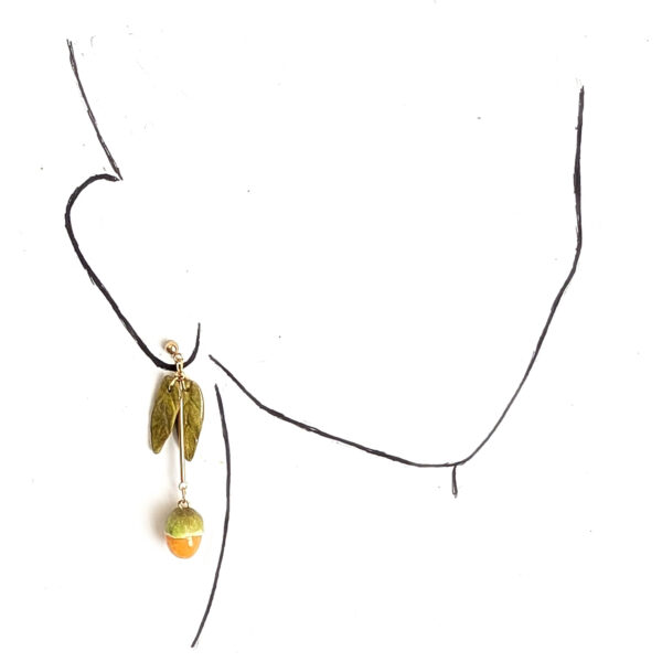 Long Quenepa Puerto Rico Fruit Earrings - Image 5