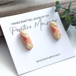 Puerto Rican Quesitos Stud Earrings