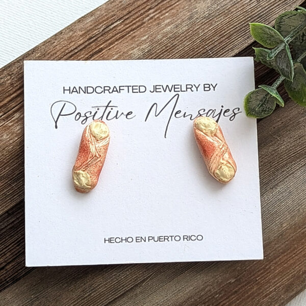 Puerto Rican Quesitos Stud Earrings - Image 4