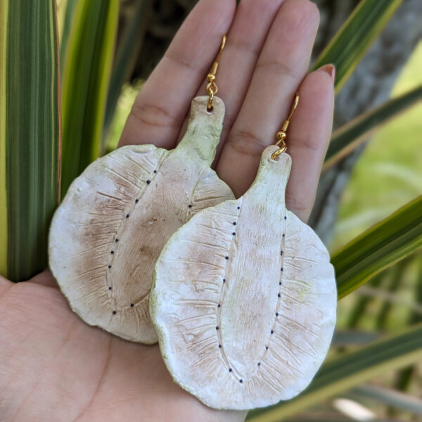 Large Puerto Rico Pana Fruit Earrings