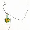 mango statement earrings on ear