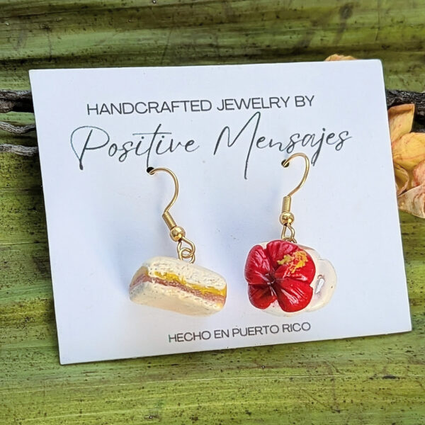 Puerto Rico Café Con Sandwich Earrings - Image 3