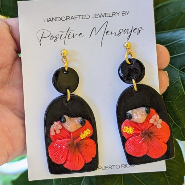 coqui earrings from puerto rico