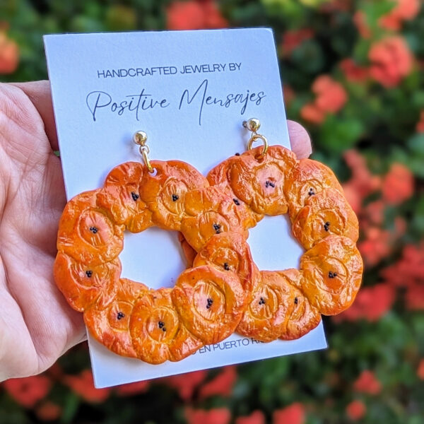 handmade tostones food jewelry left view